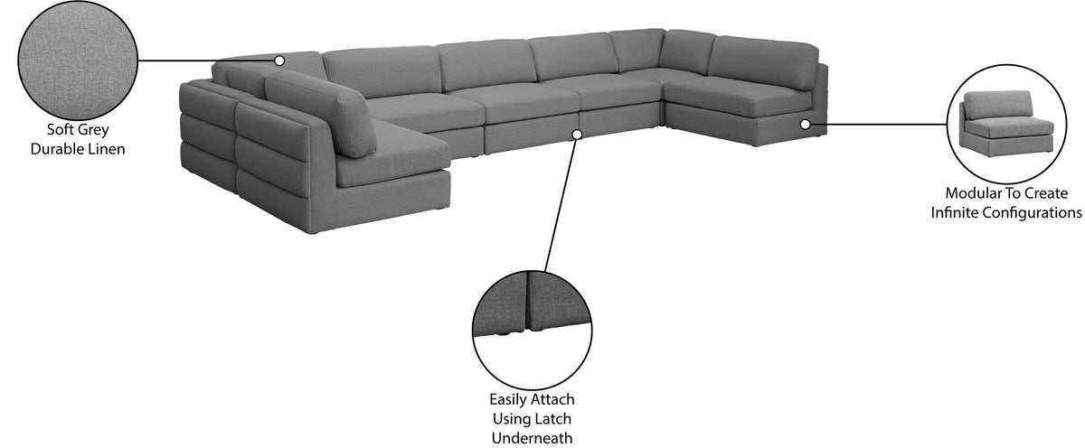 Beckham - 7 Piece Modular Sectional