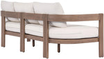 Newport - Water Resistant Fabric 86.75" Upholstered Outdoor Patio Sofa