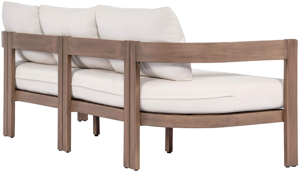 Newport - Water Resistant Fabric 86.75" Upholstered Outdoor Patio Sofa