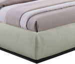 Vaughn - Chenille Bed With Black Base