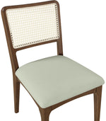 Atrium - Upholstered Seat Dining Chair With Brushed Brown Base (Set of 2)