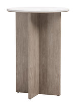 Oceanveil - Side Table - White / Light Brown