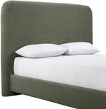 Fira - Chenille Fabric Upholstered Bed