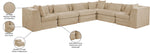 Stellar - 6 Piece Upholstered Modular Sectional