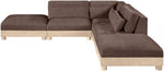 Turin - Chenille Fabric Upholstered Modular Sectional - Brown