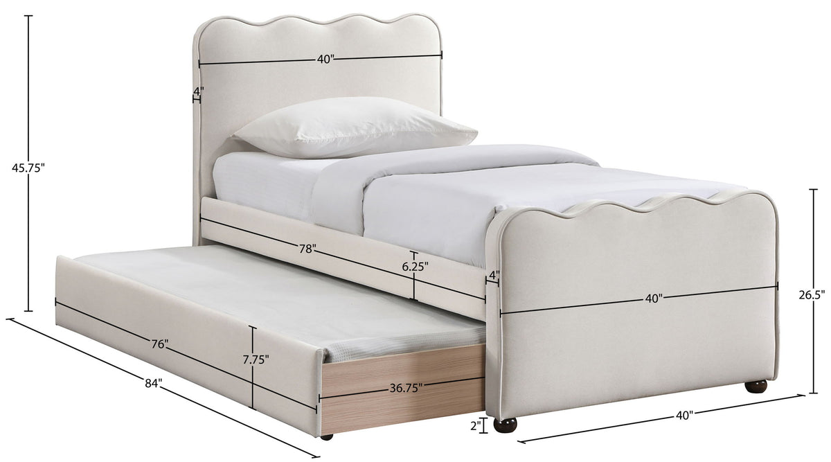 Gatsby - Upholstered Trundle Bed