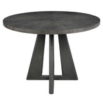 Pulsar - Round Walnut Dining Table - Gray