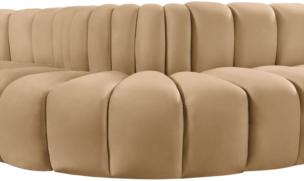 Arc - Velvet 5 Piece Modular Sofa