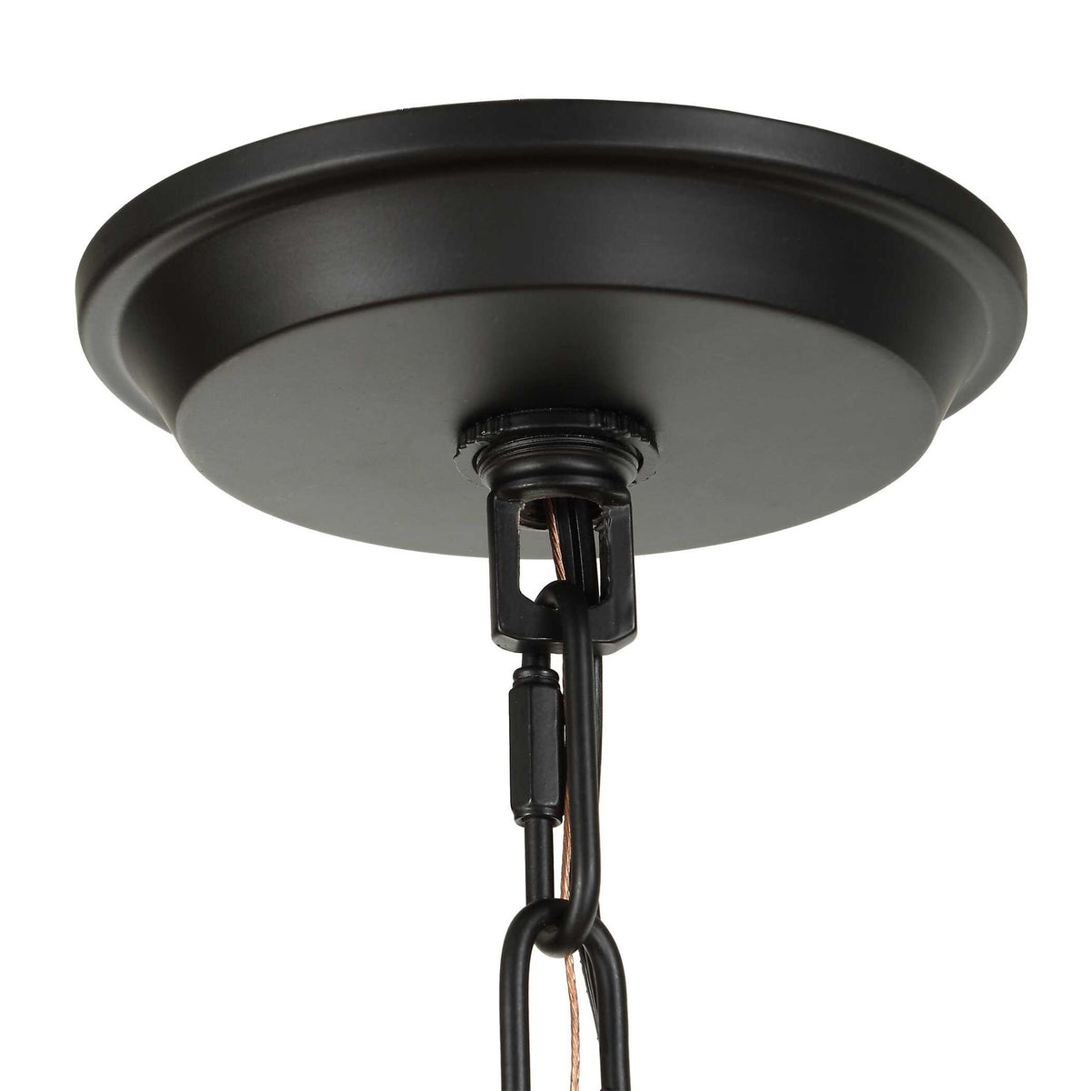 Evanston - 4 Light Indoor-Outdoor Pendant - Black