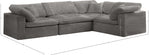 Cozy - 4 Piece Modular Corner Sectional