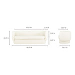 Koba - Sofa - Maya White