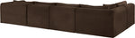 Shaggy - 5 Piece Modular U-Shaped Sectional