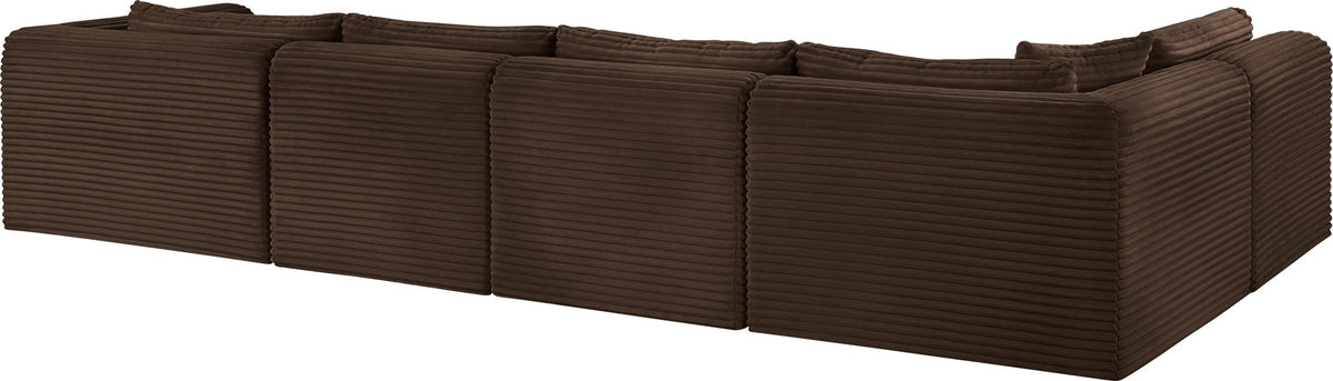 Shaggy - 5 Piece Modular U-Shaped Sectional