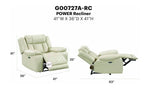 Glory Furniture - Sensa - Power Reclining Chair With LED Belt