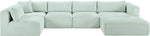 Shaggy - 5 Piece Modular U-Shaped Sectional