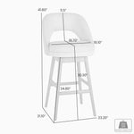 Adrian - Swivel Barstool