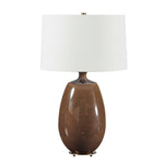 Vinson - Glossy Table Lamp - Brown