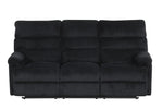 Lucie - Reclining Sofa - Black