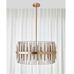 Magic Wand - 8 Light Pendant - Brass