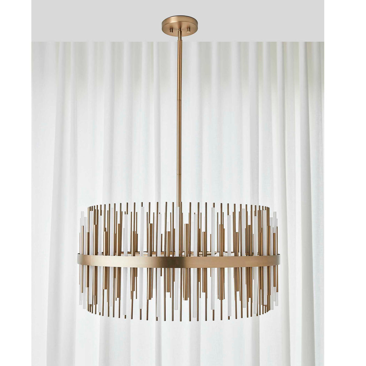 Magic Wand - 8 Light Pendant - Brass
