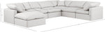 Indulge - Faux Leather 7 Piece Modular Sectional