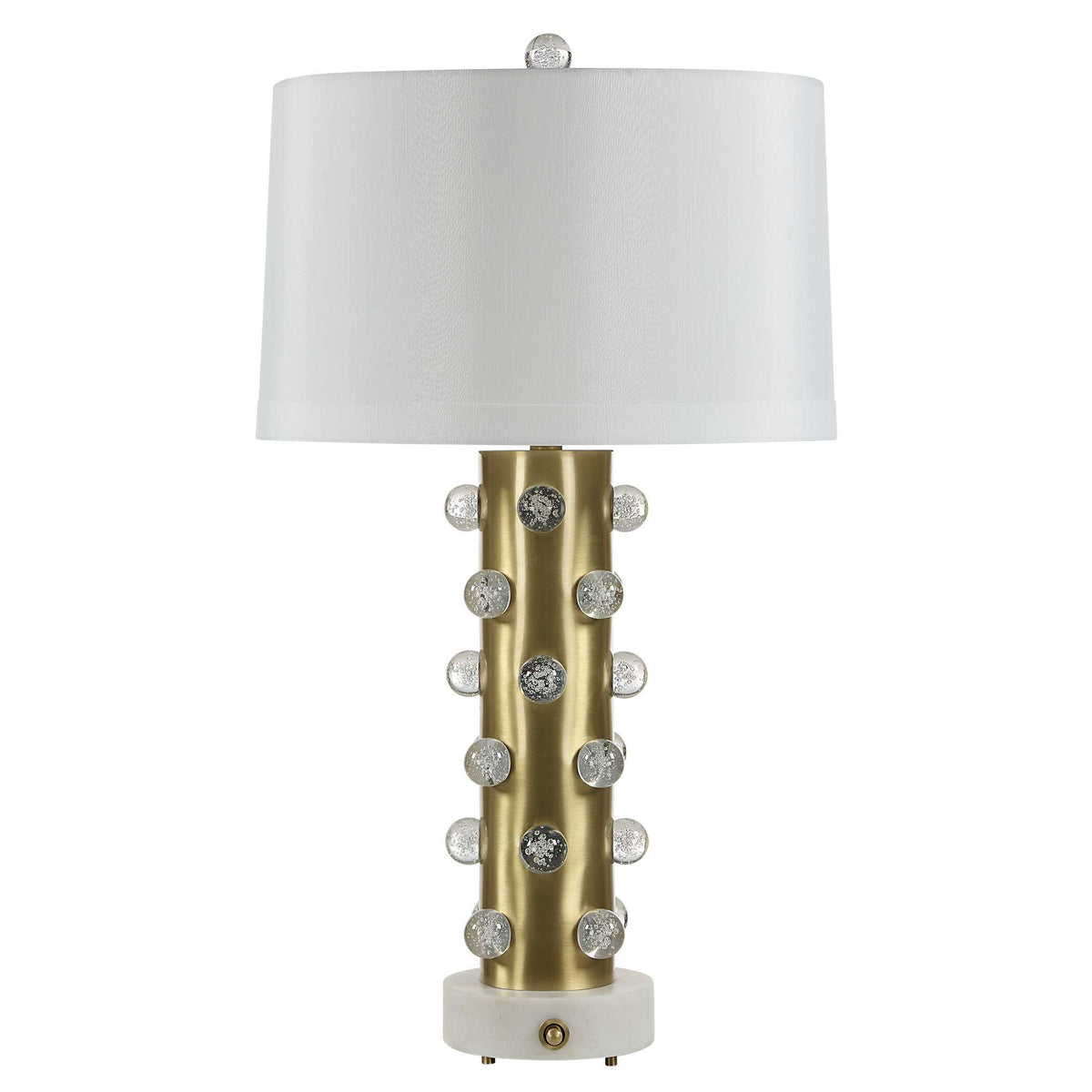 Glowing Bubbles - Table Lamp - Bright Brass