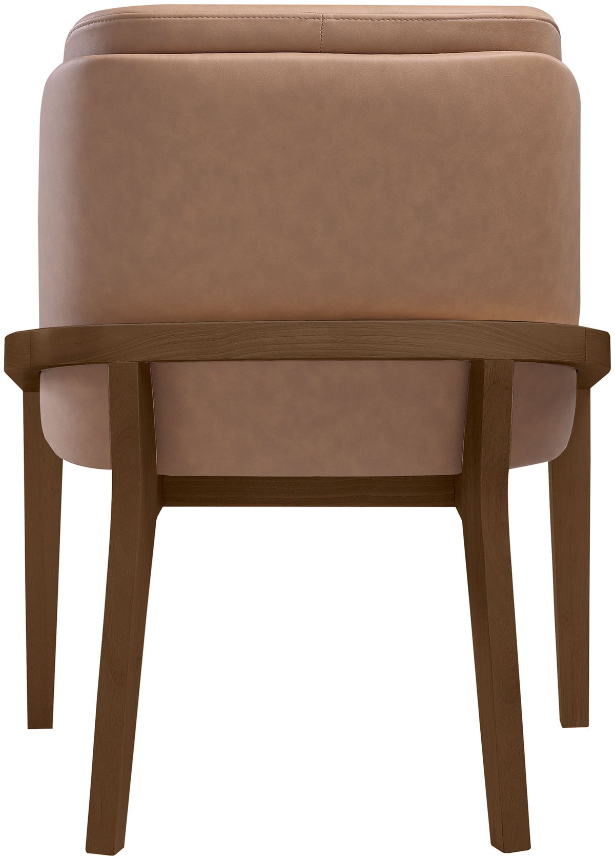 Navo - Vegan Leather Upholstered Dining Chair - Brown