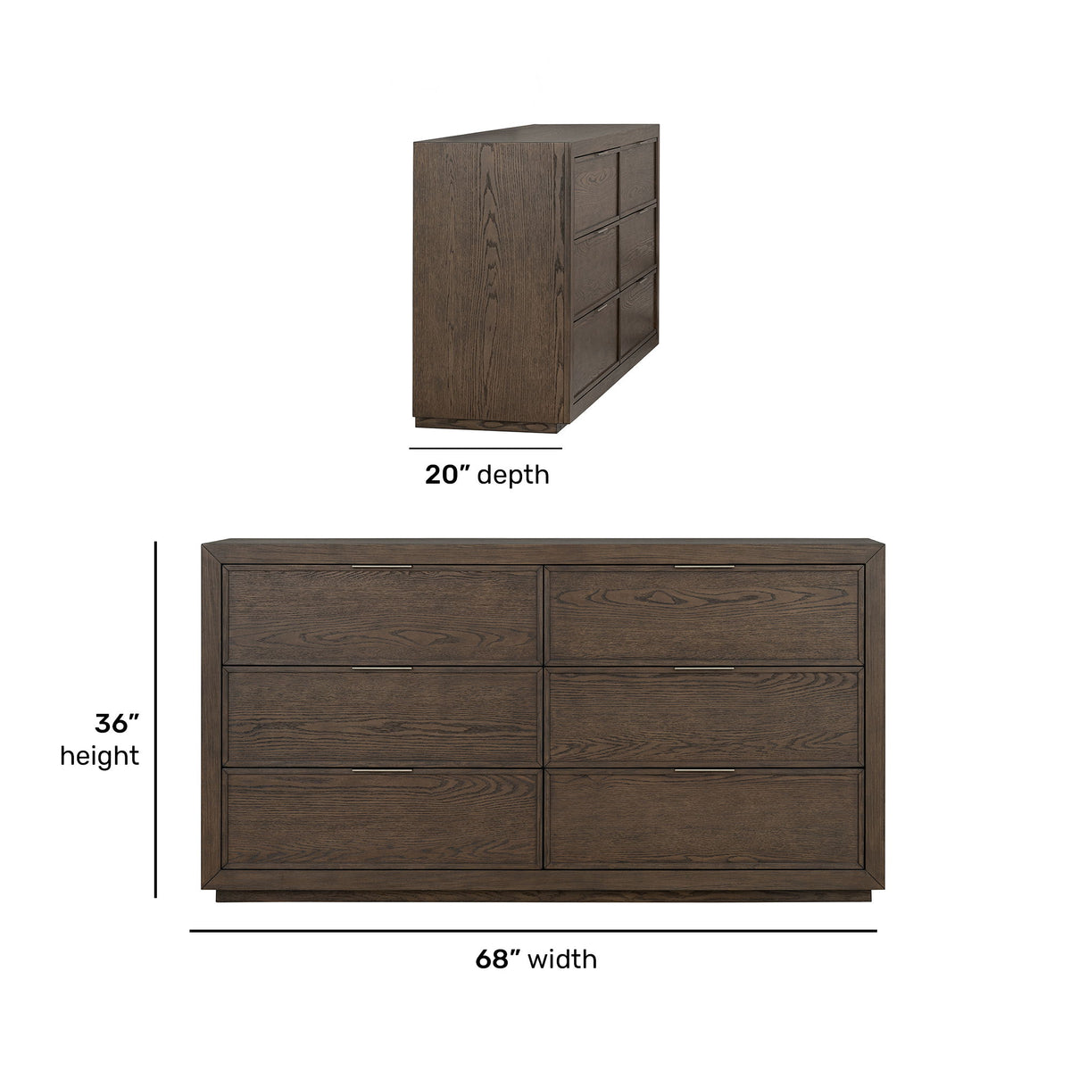 Athens - Dresser - Dark Brown