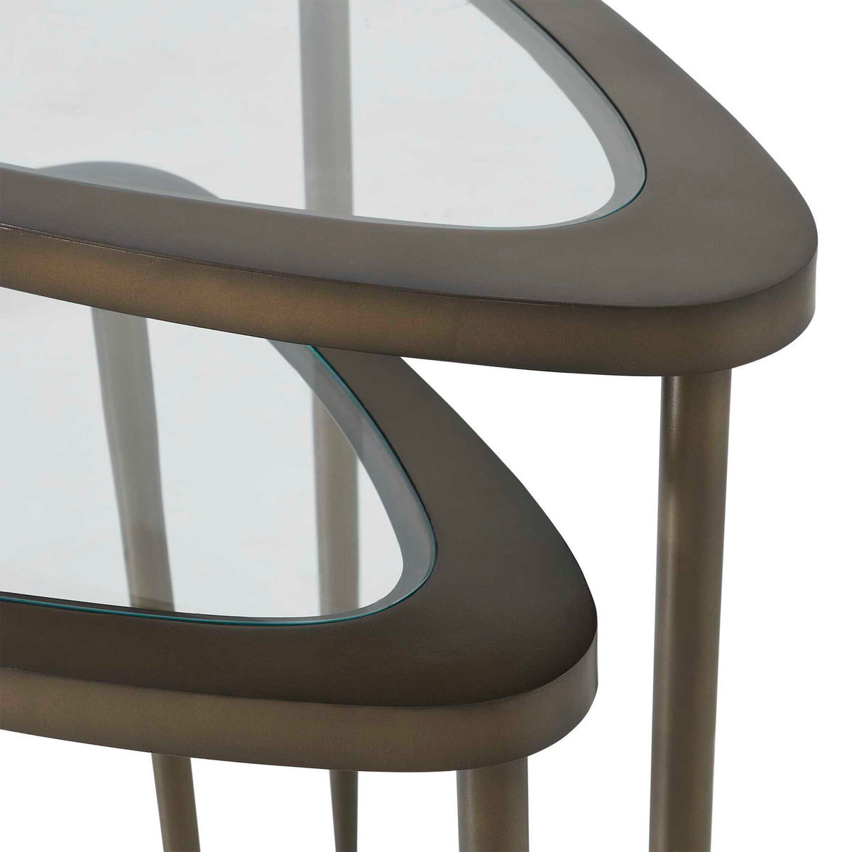 Millar - Curved Nesting Tables (Set of 2) - Bronze