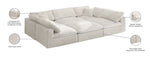 Cozy - 6 Piece Modular Sectional