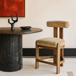 Arienzo - Velvet Upholstered Counter Stool (Set of 2)