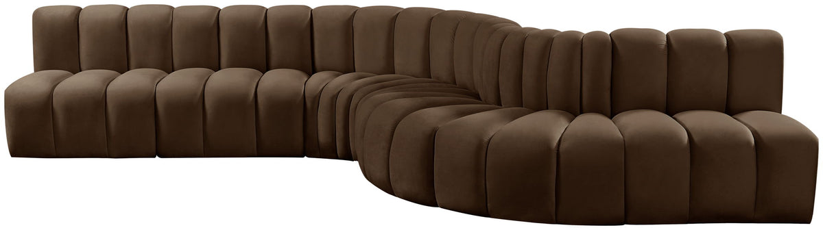 Arc - Velvet 7 Piece Modular Sofa