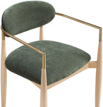 Riccio - Fabric Dining Arm Chair (Set of 2) - Natural Frame