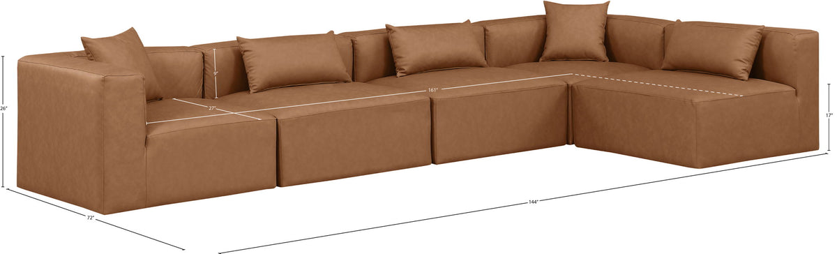 Cube - 5 Piece Modular Sectional