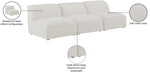Miramar - 3 Seat Armless Modular Sofa