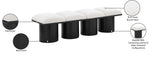 Pavilion - 4 Piece Modular Bench With Black Base