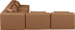 Cube - 5 Piece Modular Corner Armless Sectional