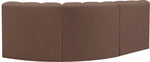 Arc - Faux Leather 3 Piece Sofa
