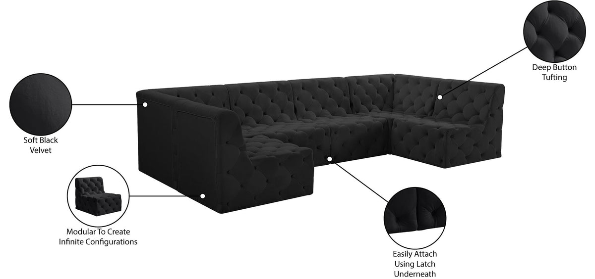 Tuft - 6 Piece Modular Sectional