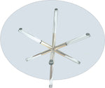 Mercury - Glass Dining Table - Silver