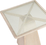 Atrium - Glass Top And Wood Base Dining Table