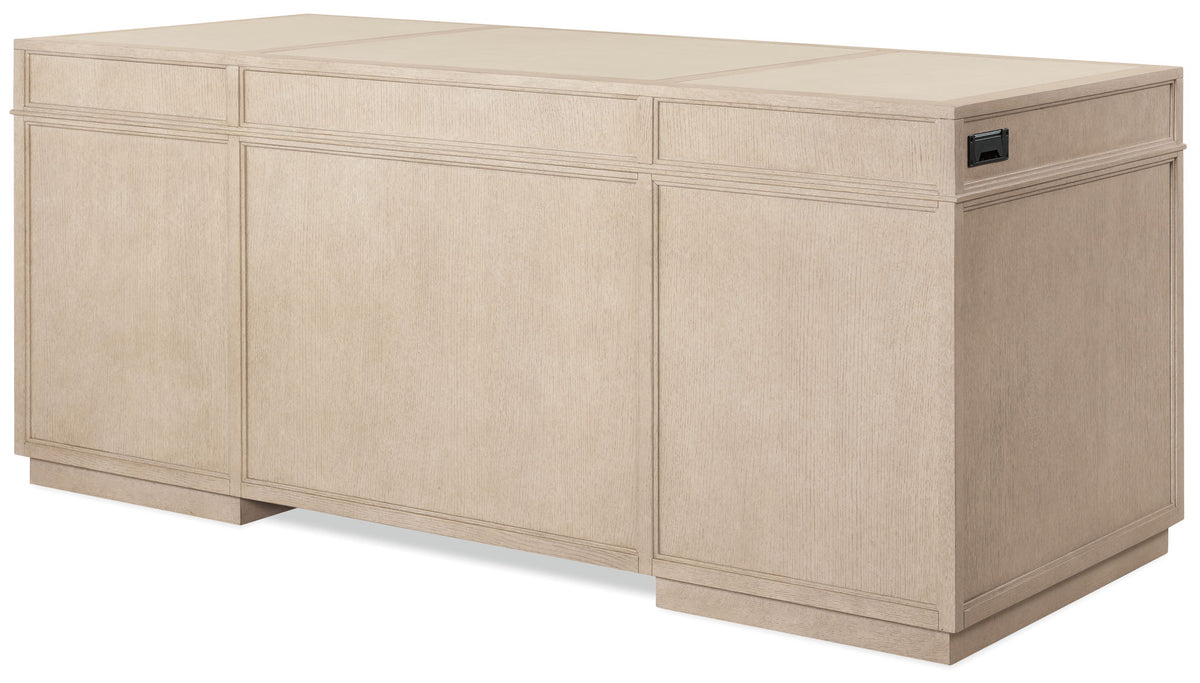 Home Office - Executive Desk - Polished Limestone