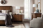Archives - Three-Drawer Nightstand - Dark Brown