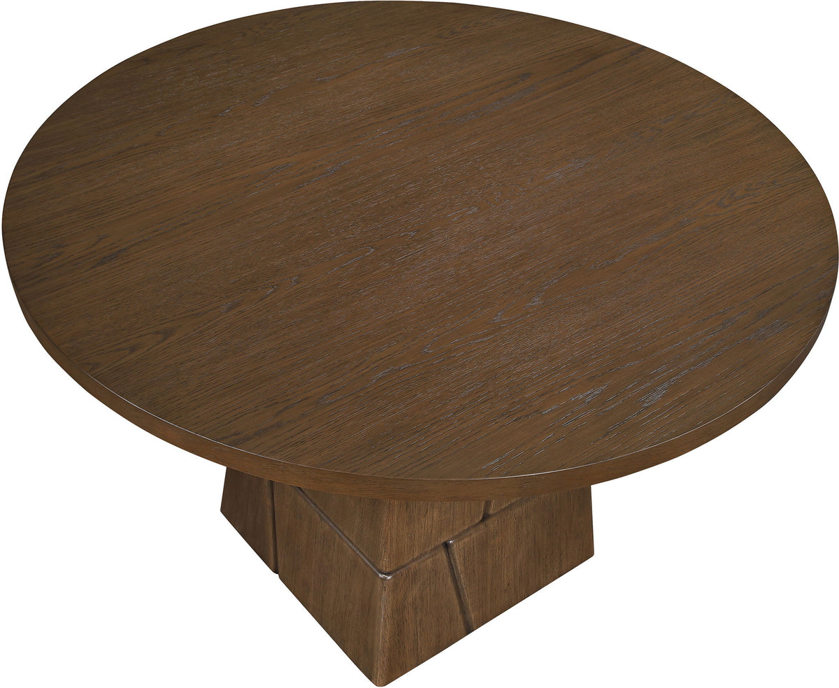 Tavio - 48" Oak Veneer And Solid Wood Dining Table