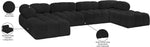 Ames - 6 Piece Fabric Modular U-Shaped Sectional