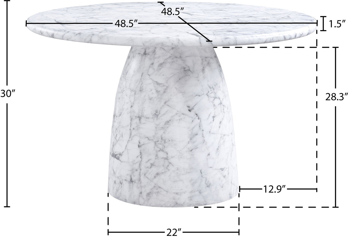Cosenza - Round Concrete Dining Table