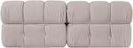 Orin - Velvet Performance Fabric Upholstered 2 Piece Modular Sofa