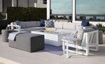 24" x 48" Rectangle Coffee Table/Ottoman - Heritage Granite