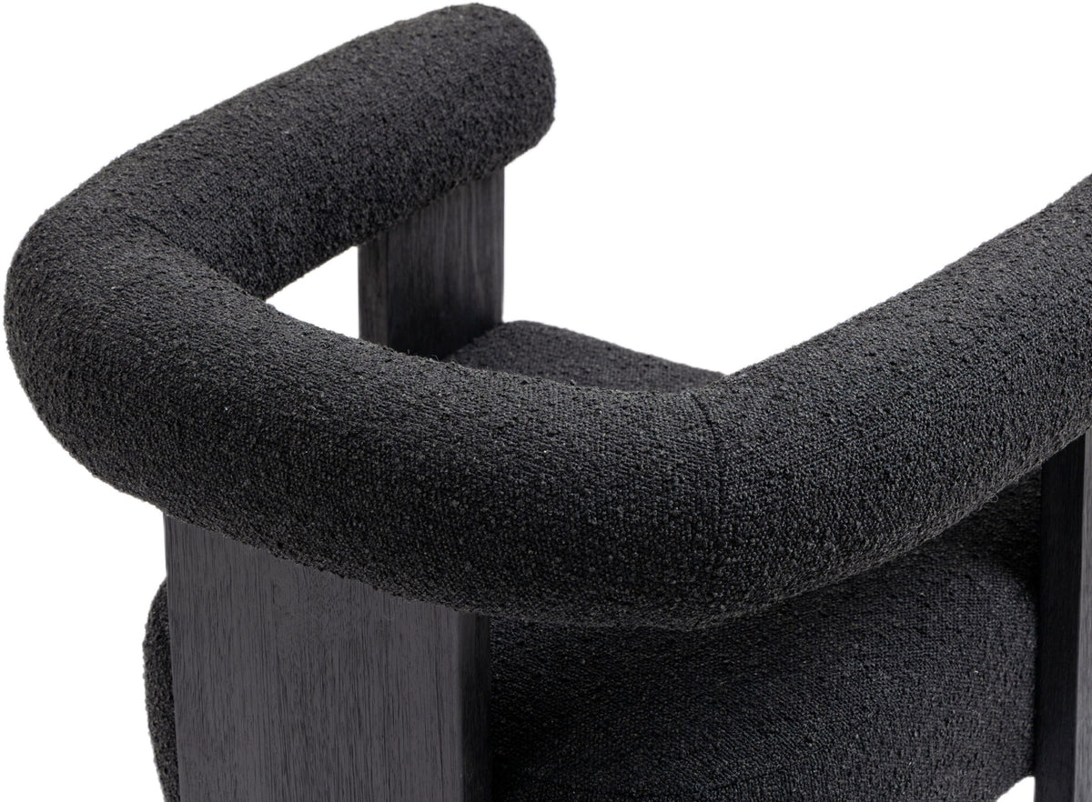 Barrel - Dining Chair - Black Legs