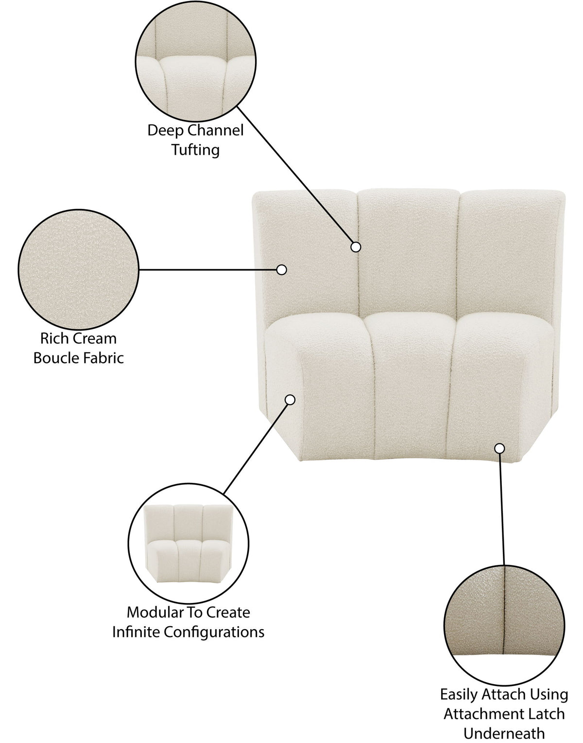Infinity - Boucle Modular Chair